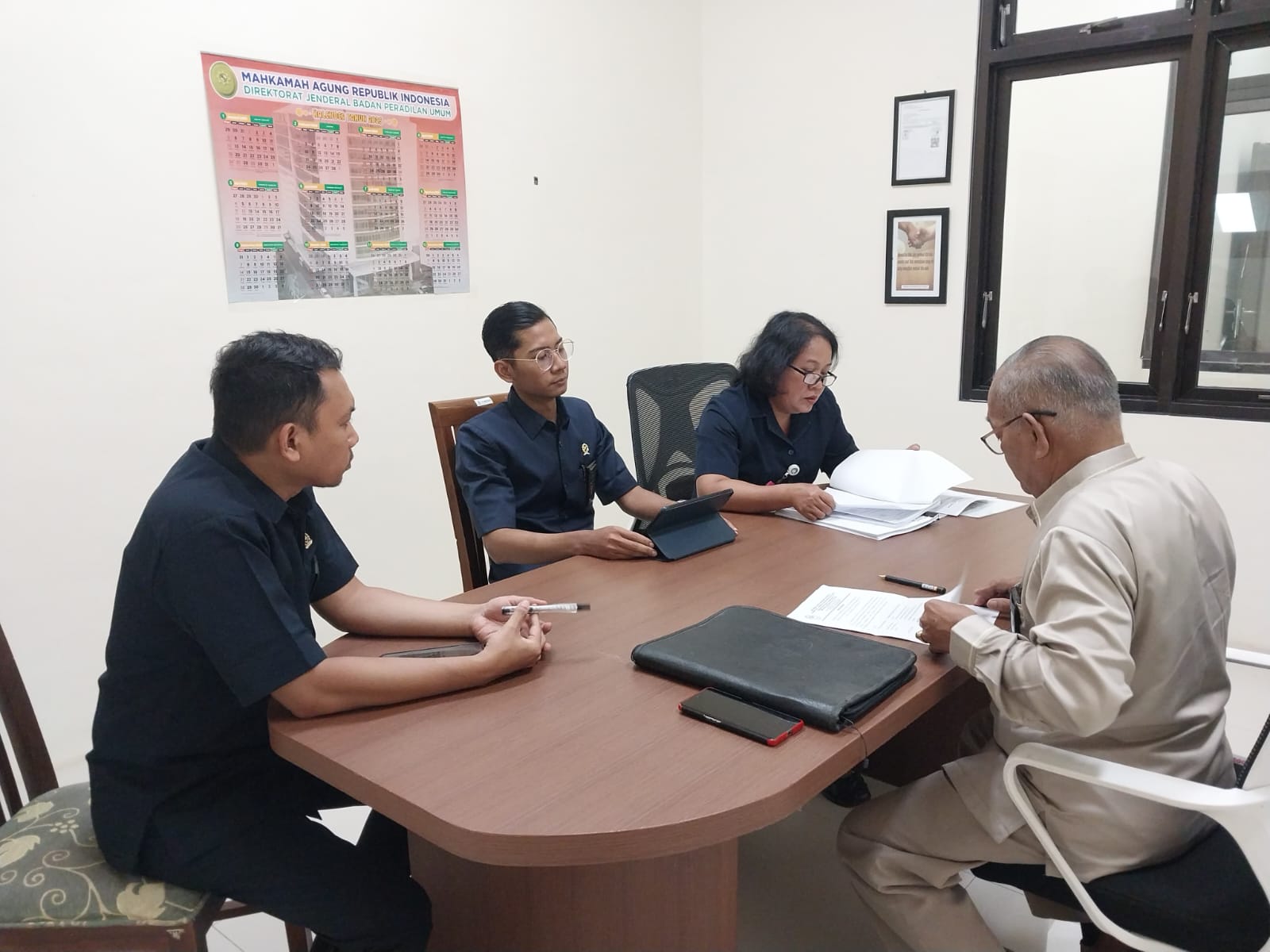 Memberikan Pemaparan dlm Tes Posbakum THN 2026